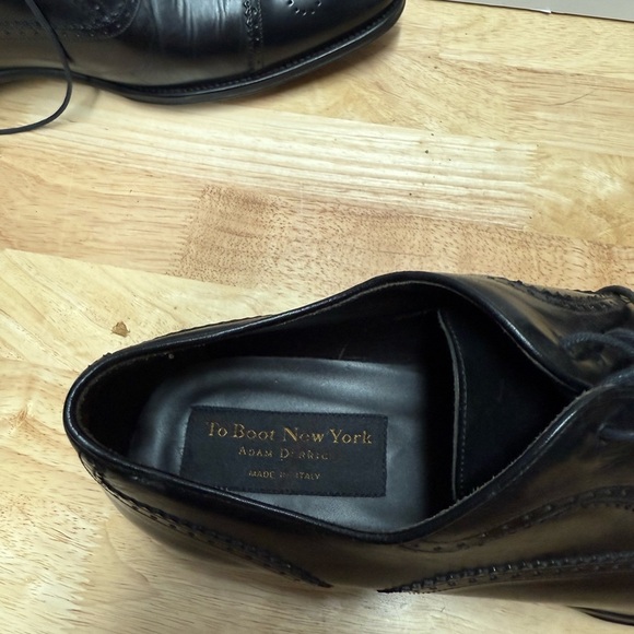 To Boot New York Black Leather Oxfords - Picture 6 of 8